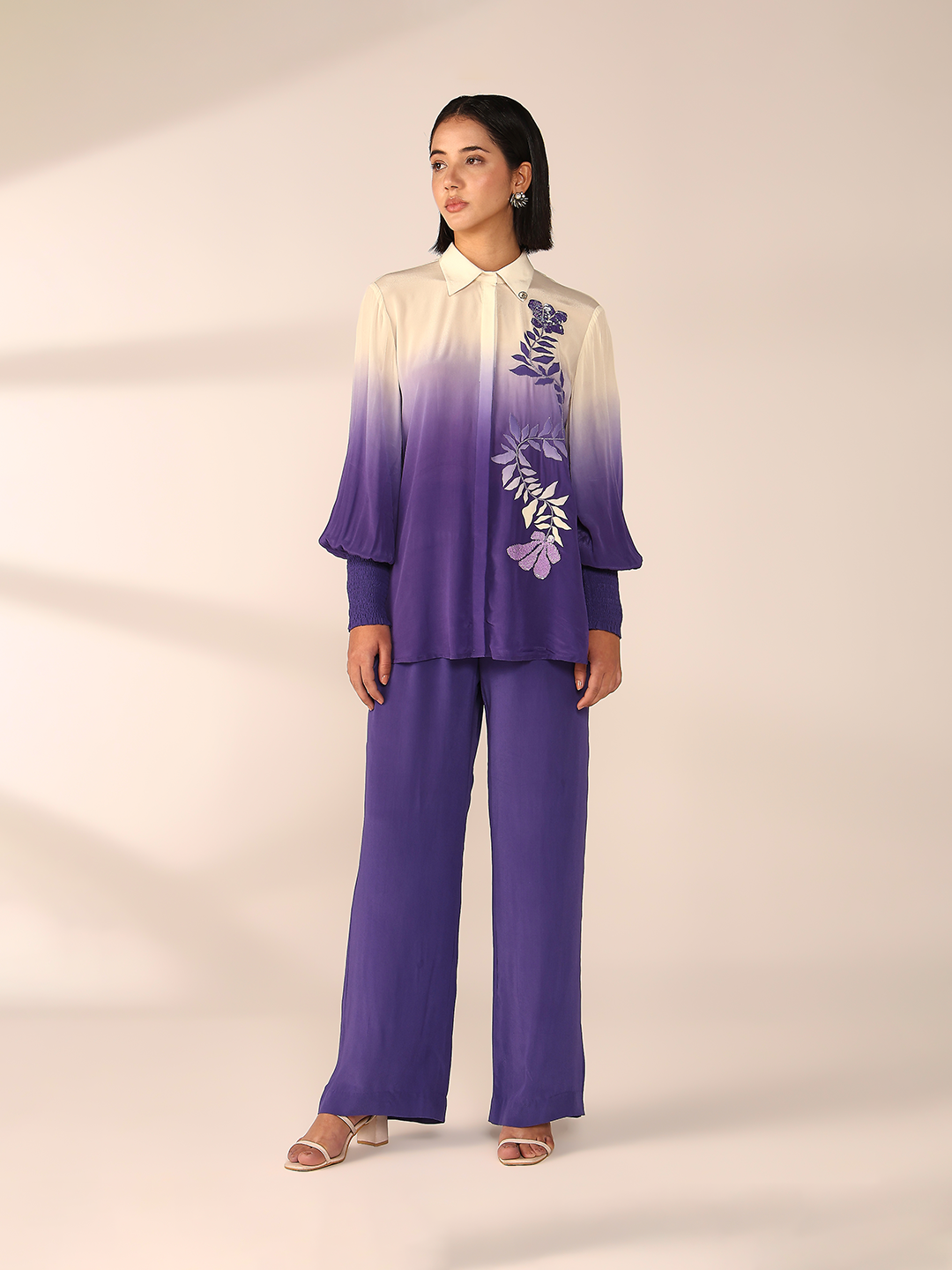 Vertical Embroidered Co-Ord Set