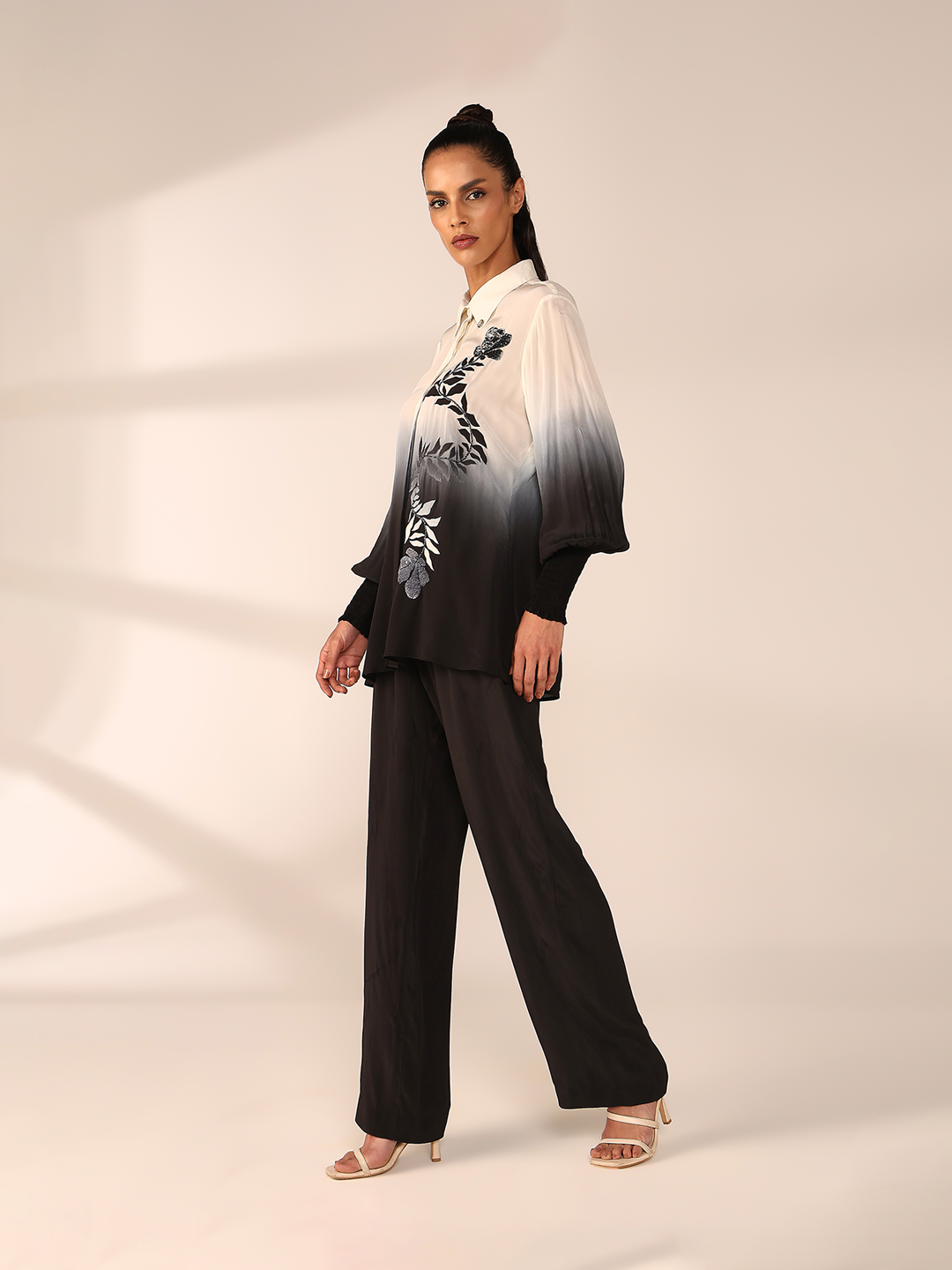 Vertical Embroidered Co-Ord Set