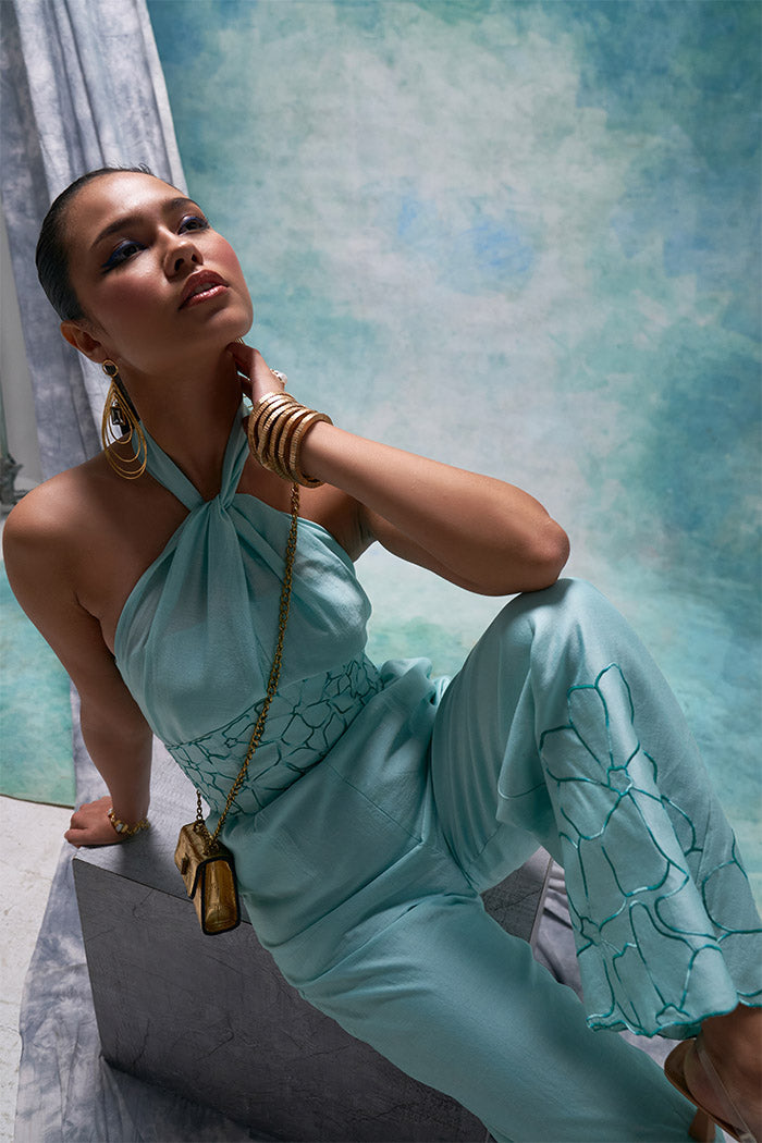 Halter Neck Jumpsuit