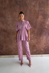 Smoky Grape Top with Pants