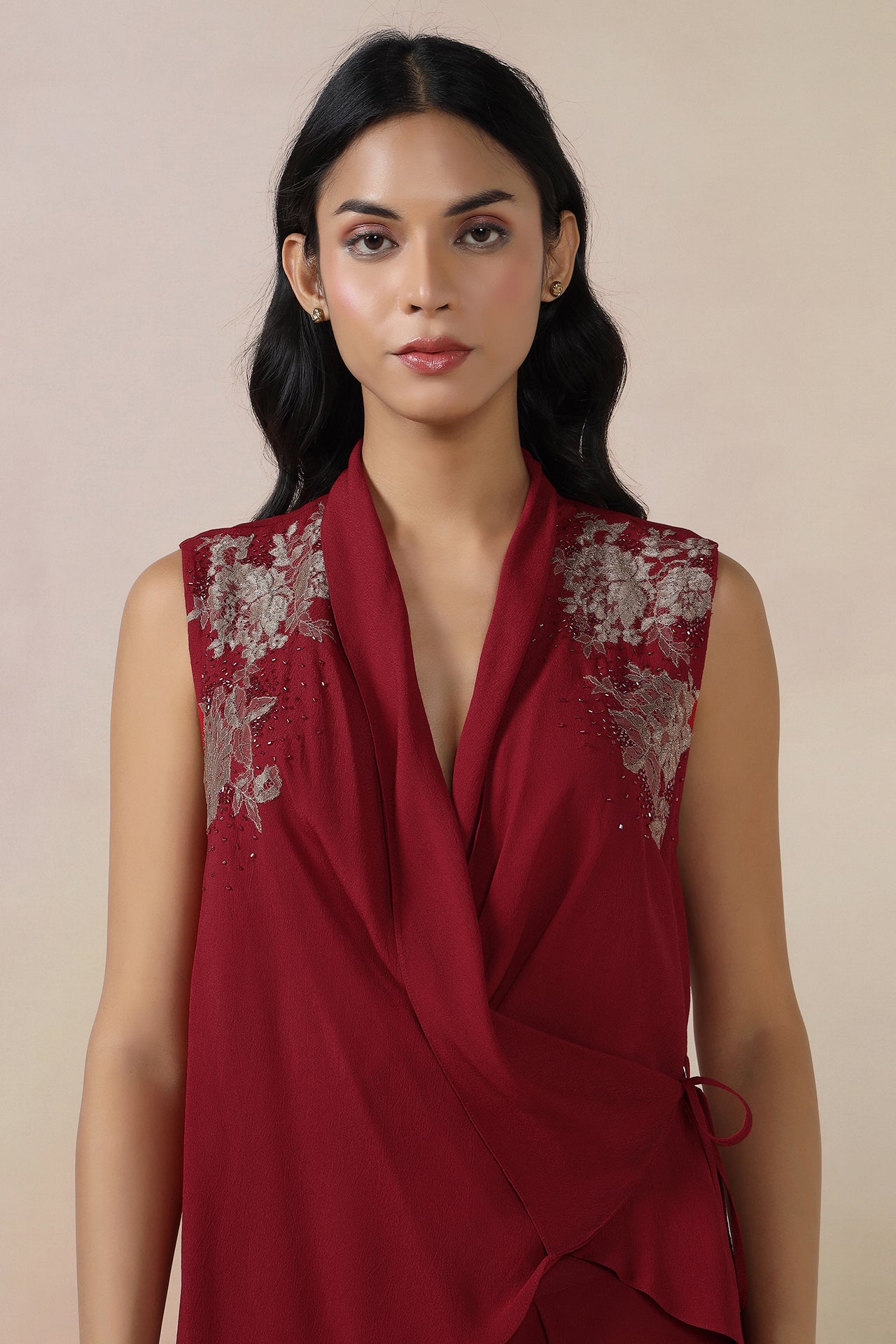 Wrap Top With Pants