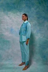 Aqua Ice Shacket Co-Ord Set