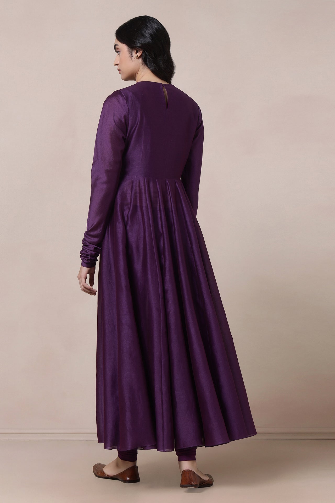 Anarkali With Churidaar And Dupatta