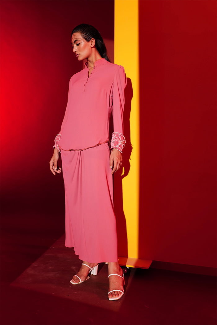 Skirt and Top - Salmon