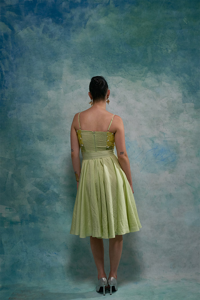 Pistachio Corset Dress