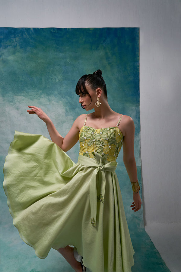 Pistachio Corset Dress