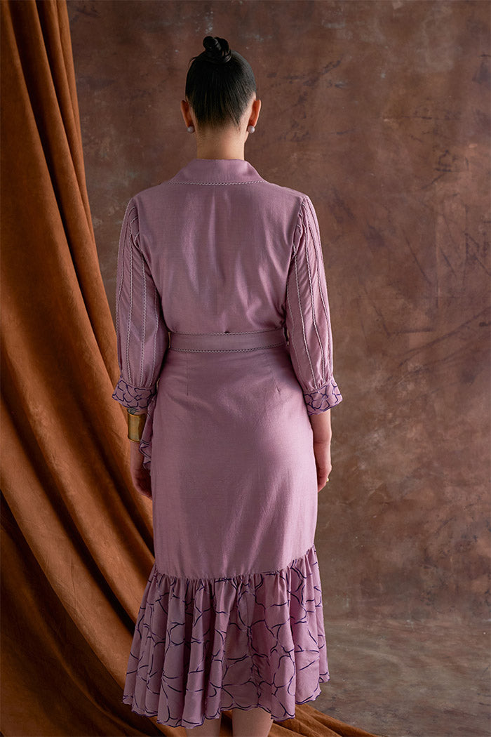 Shirt with Ruffle Skirt