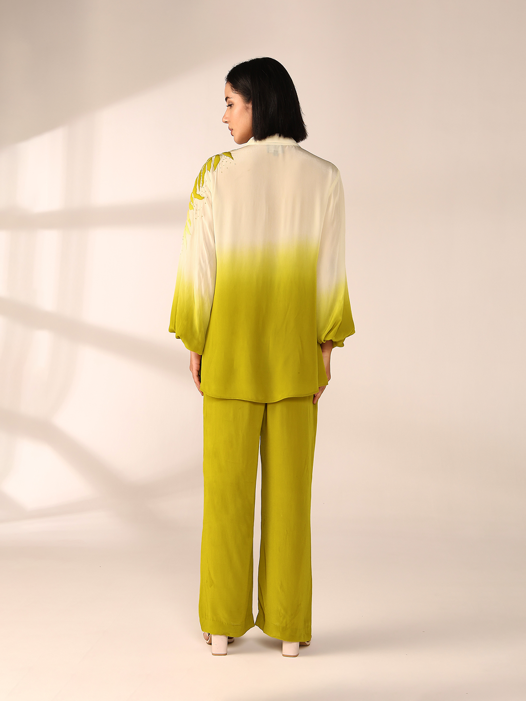 Shoulder Embroidered Co-ord Set