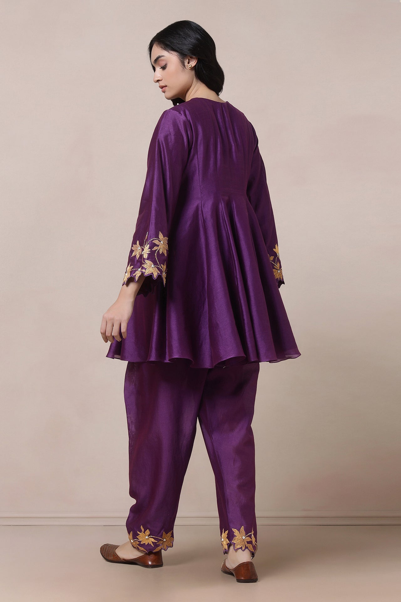 Short Anarkali With Salwaar And Dupatta