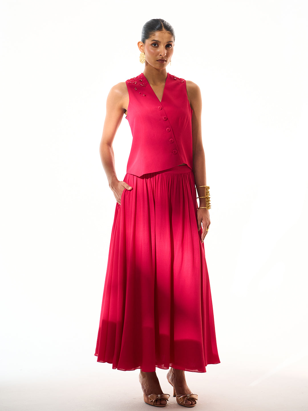 Blazer & Skirt Coord Set