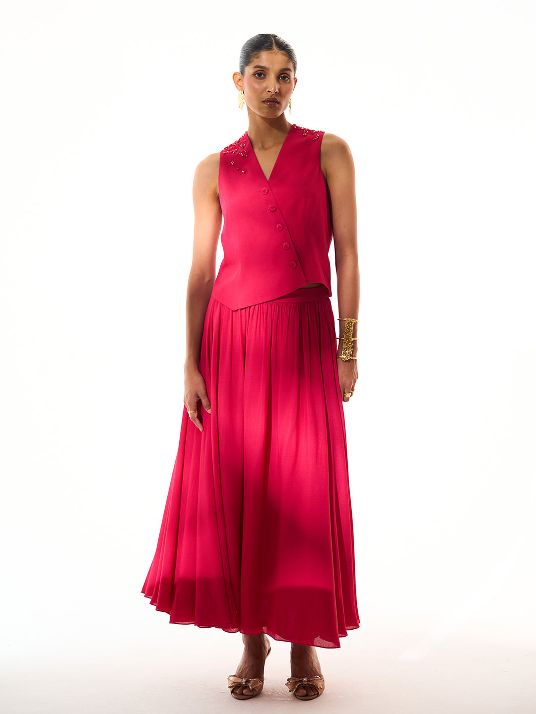 Blazer & Skirt Coord Set