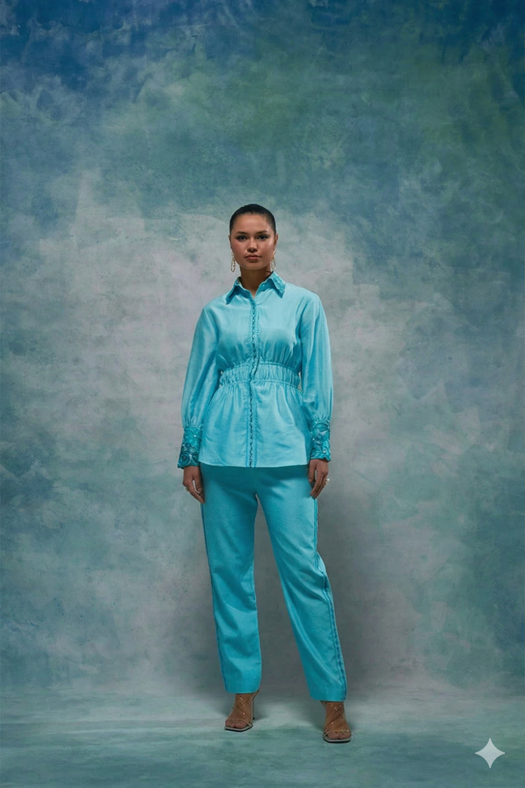 Co-ord Set - Aqua Ice