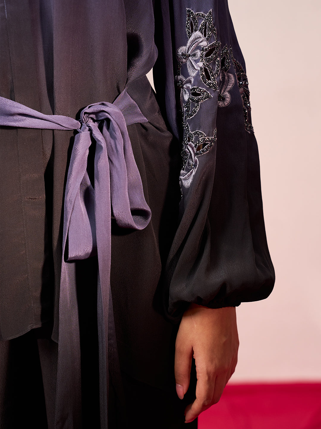 Sleeve Embroidered Coord Set