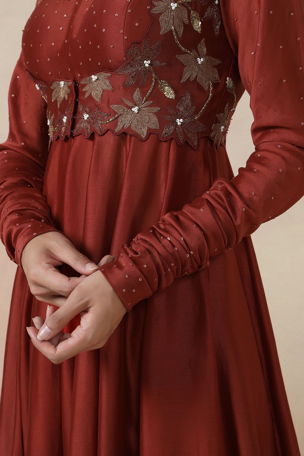 Anarkali With Jacket ,Dupatta And Pants