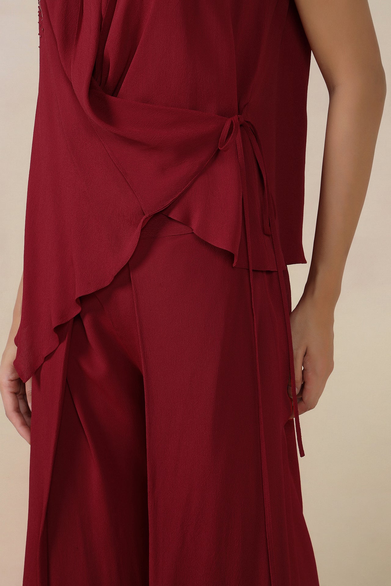 Wrap Top With Pants