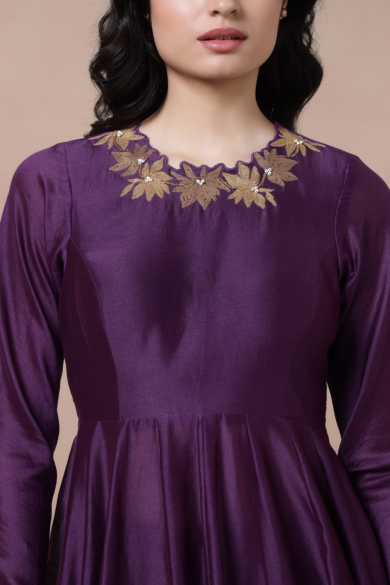 Anarkali With Churidaar And Dupatta