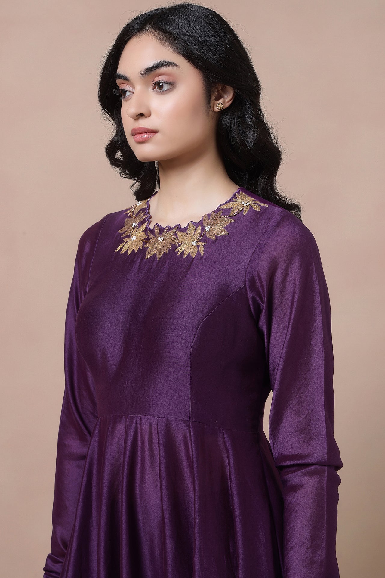 Anarkali With Churidaar And Dupatta