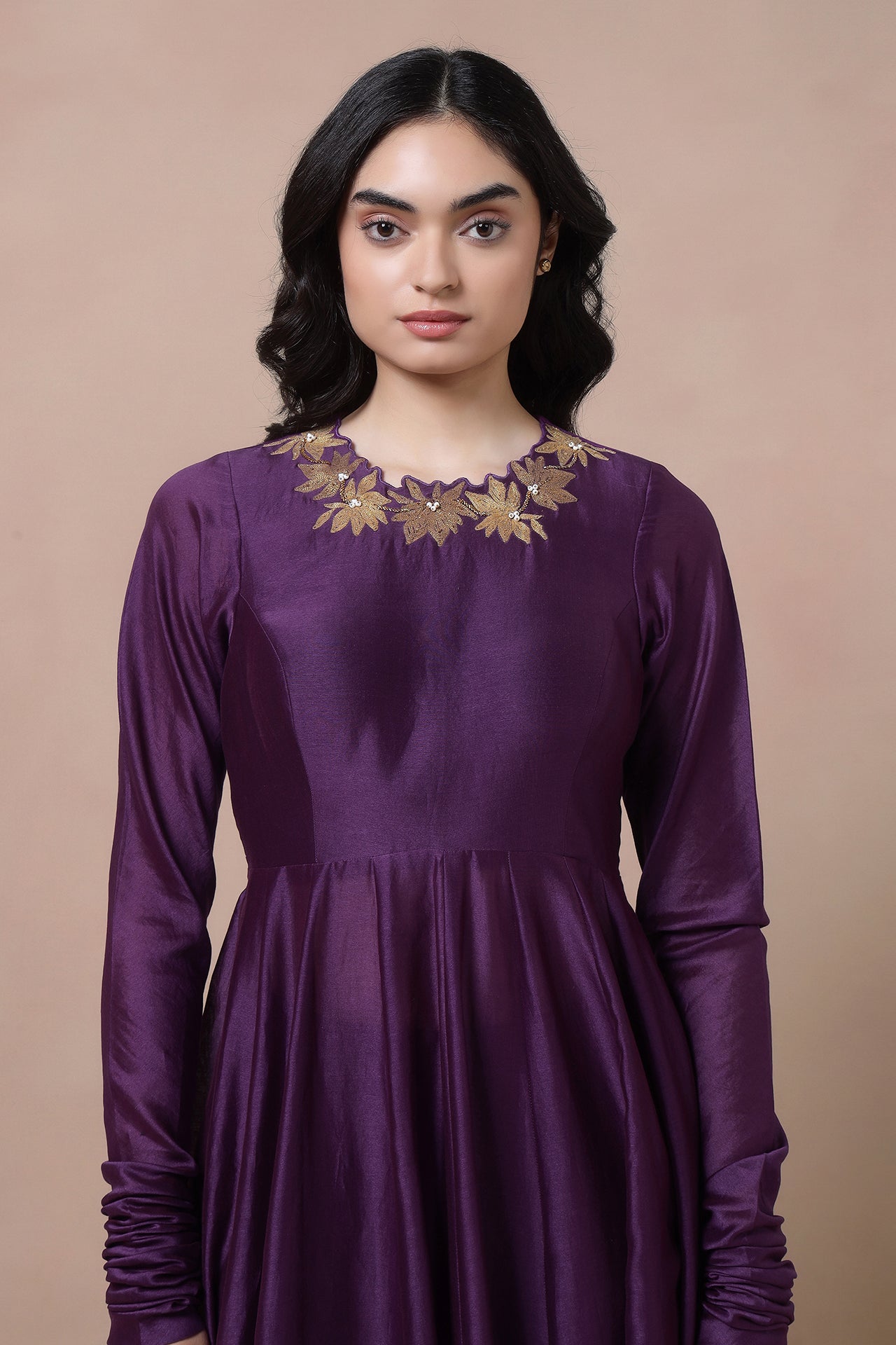 Anarkali With Churidaar And Dupatta