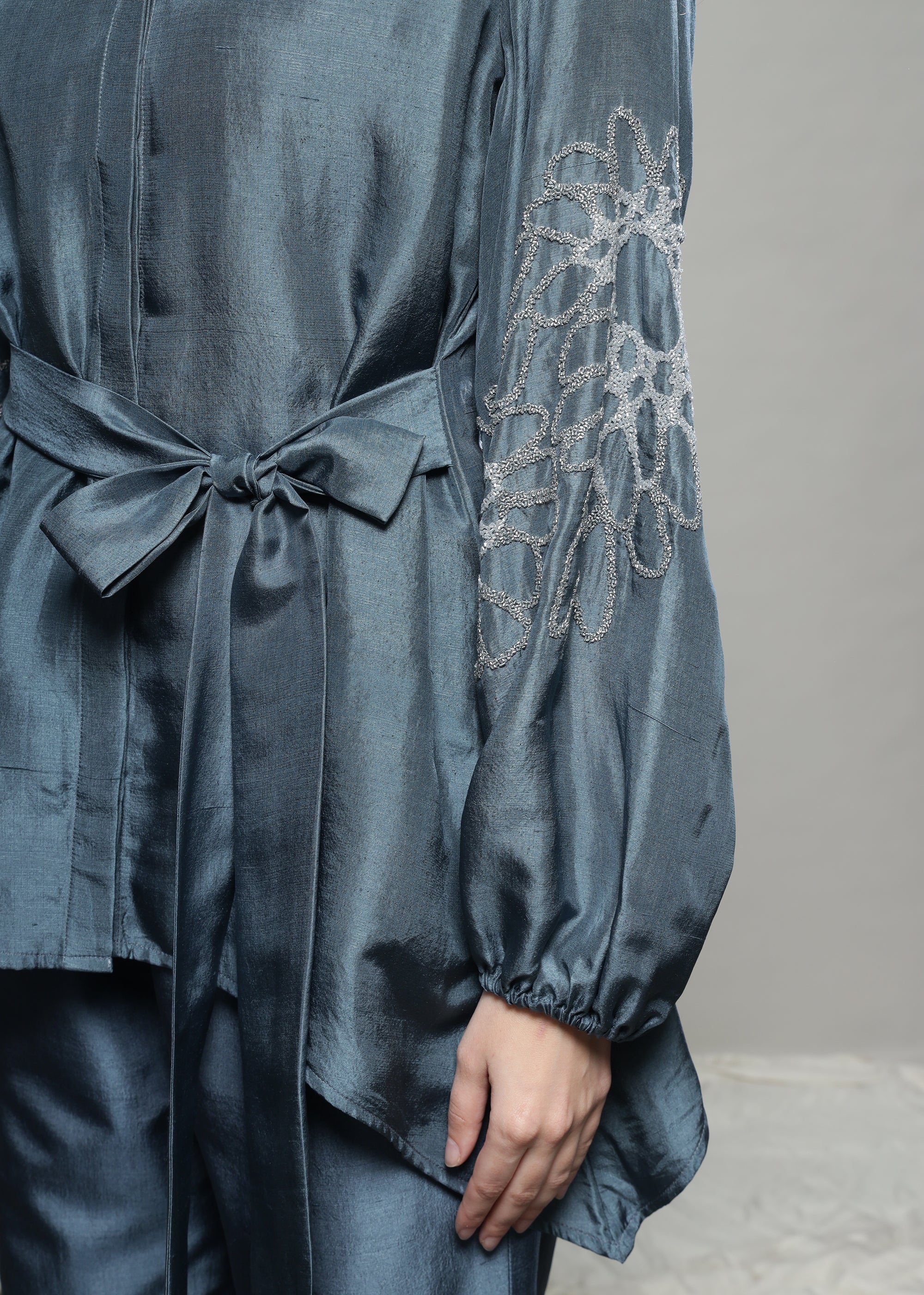 ASSYMETRIC TIE UP COORD SET