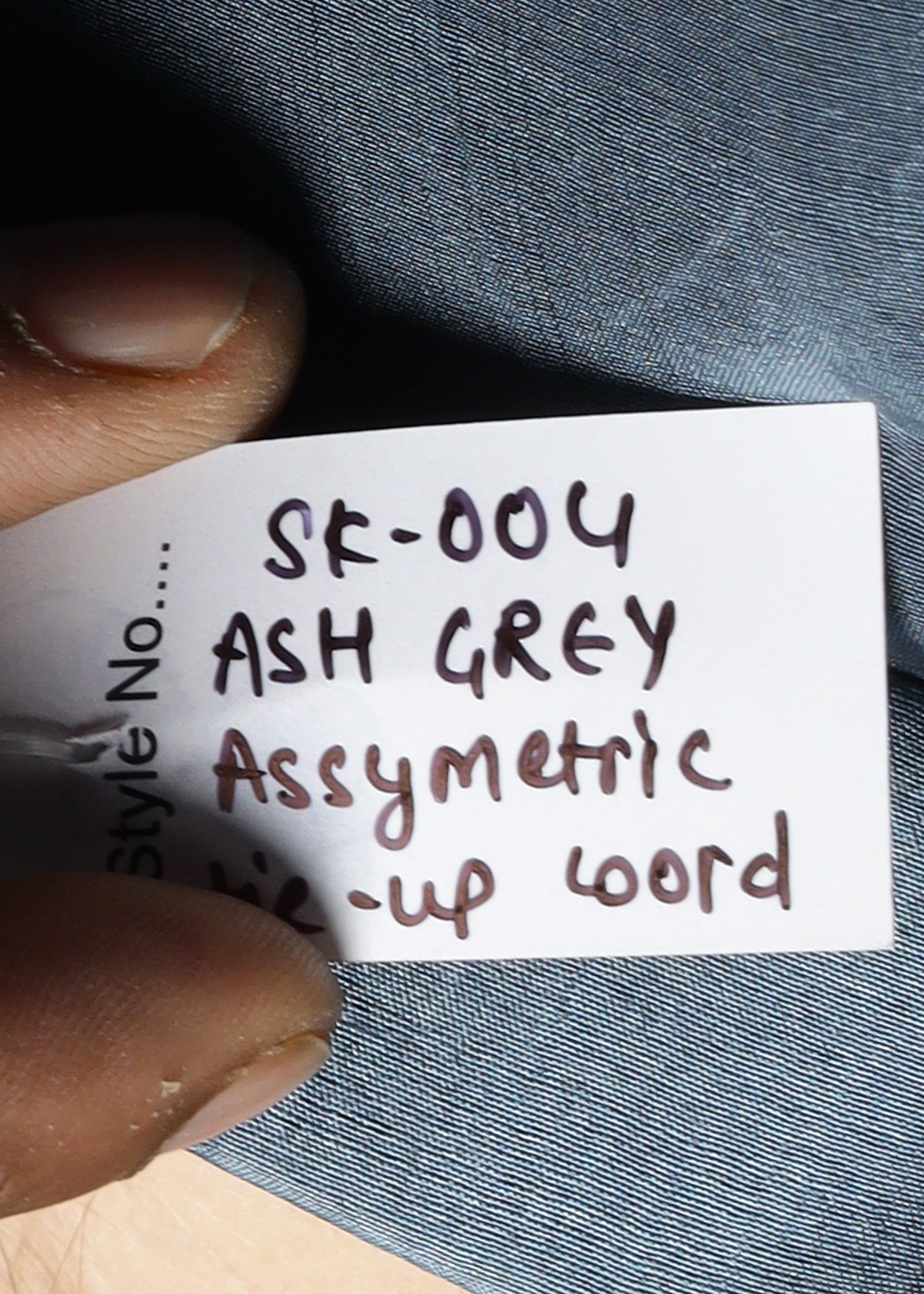 ASSYMETRIC TIE UP COORD SET