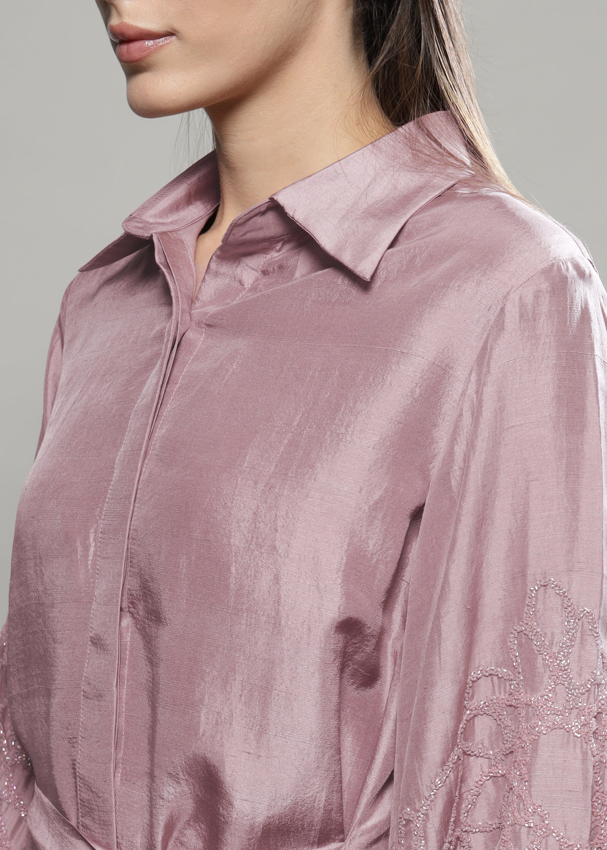 ASSYMETRIC TIE UP COORD SET