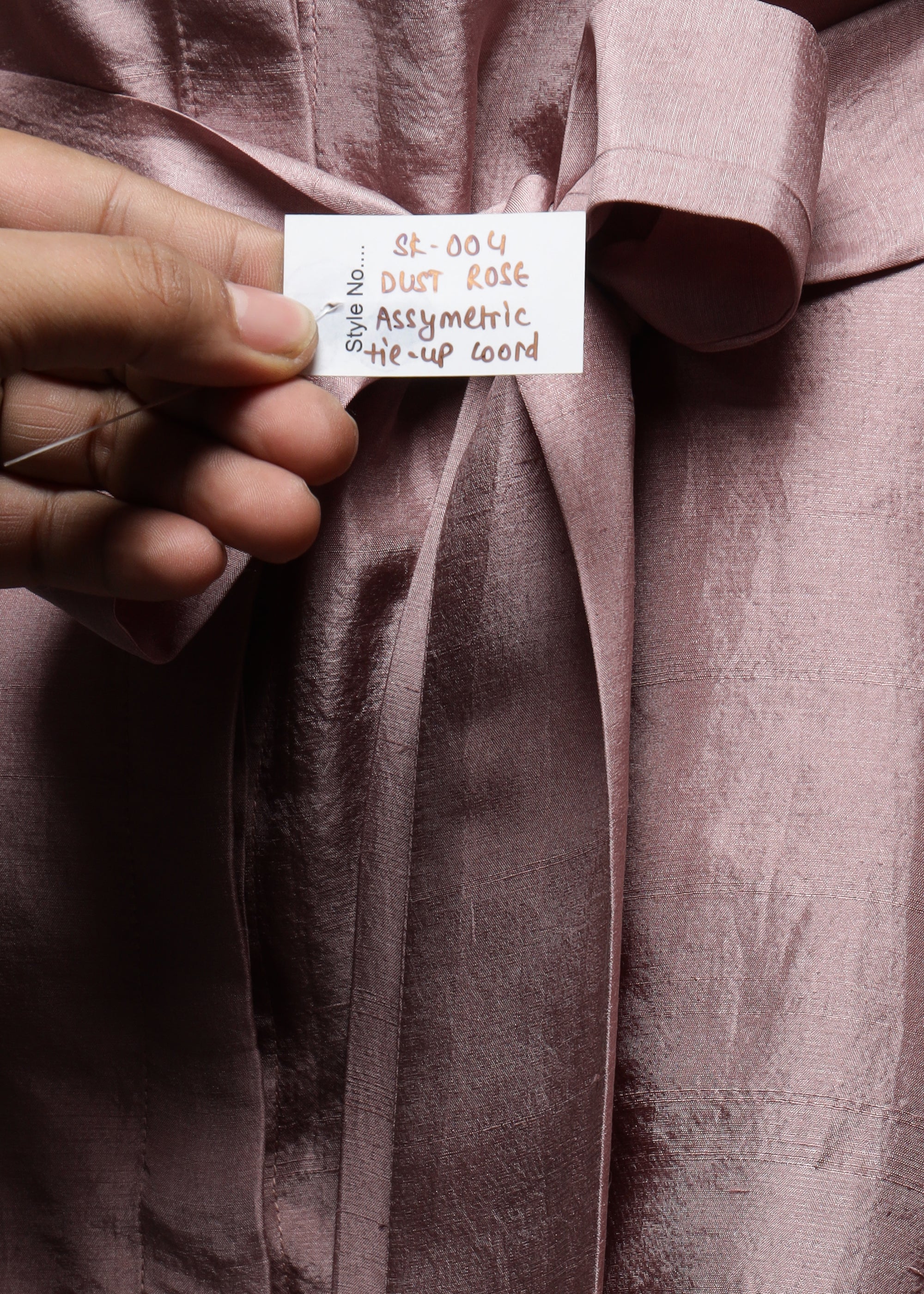 ASSYMETRIC TIE UP COORD SET