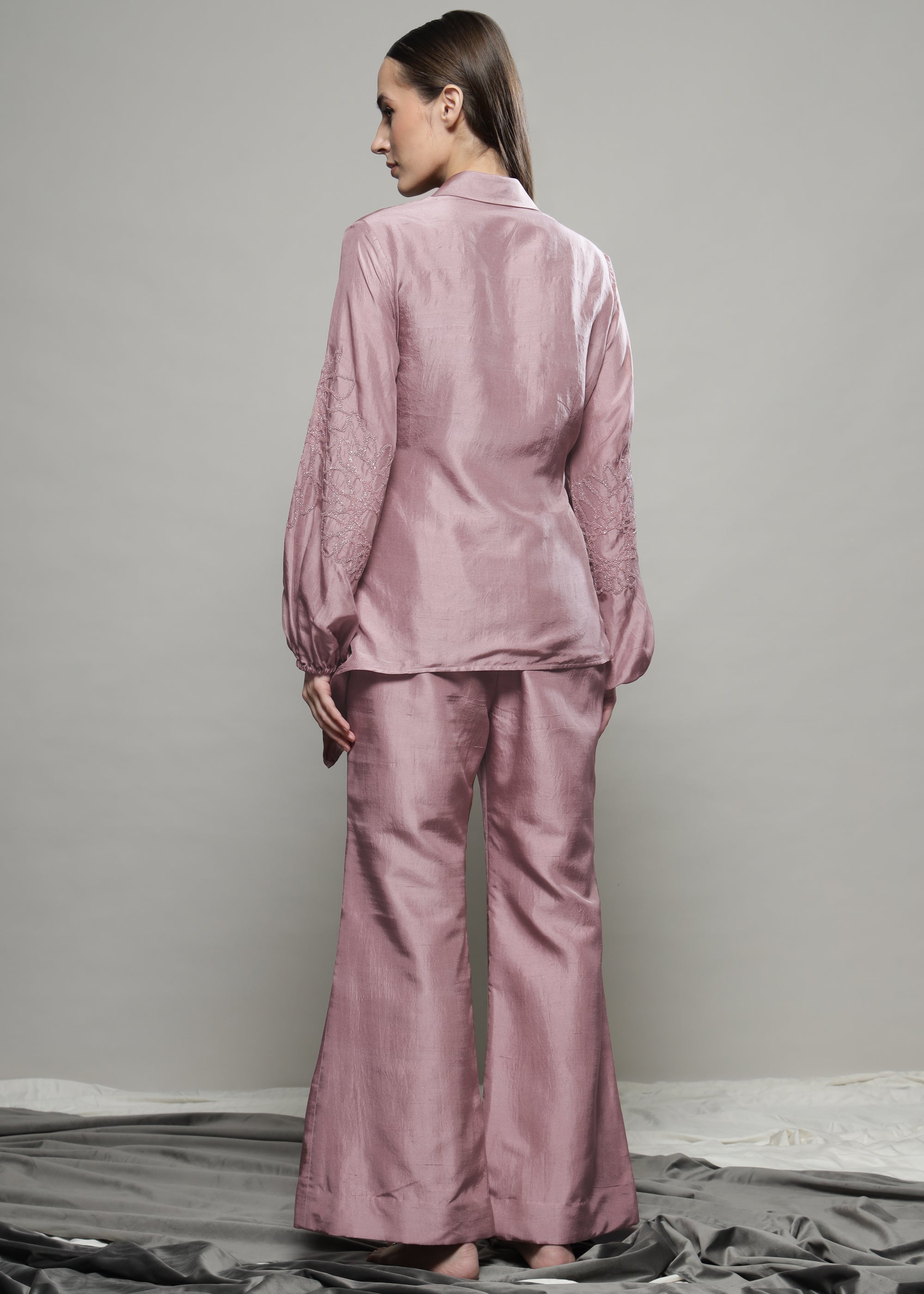 ASSYMETRIC TIE UP COORD SET