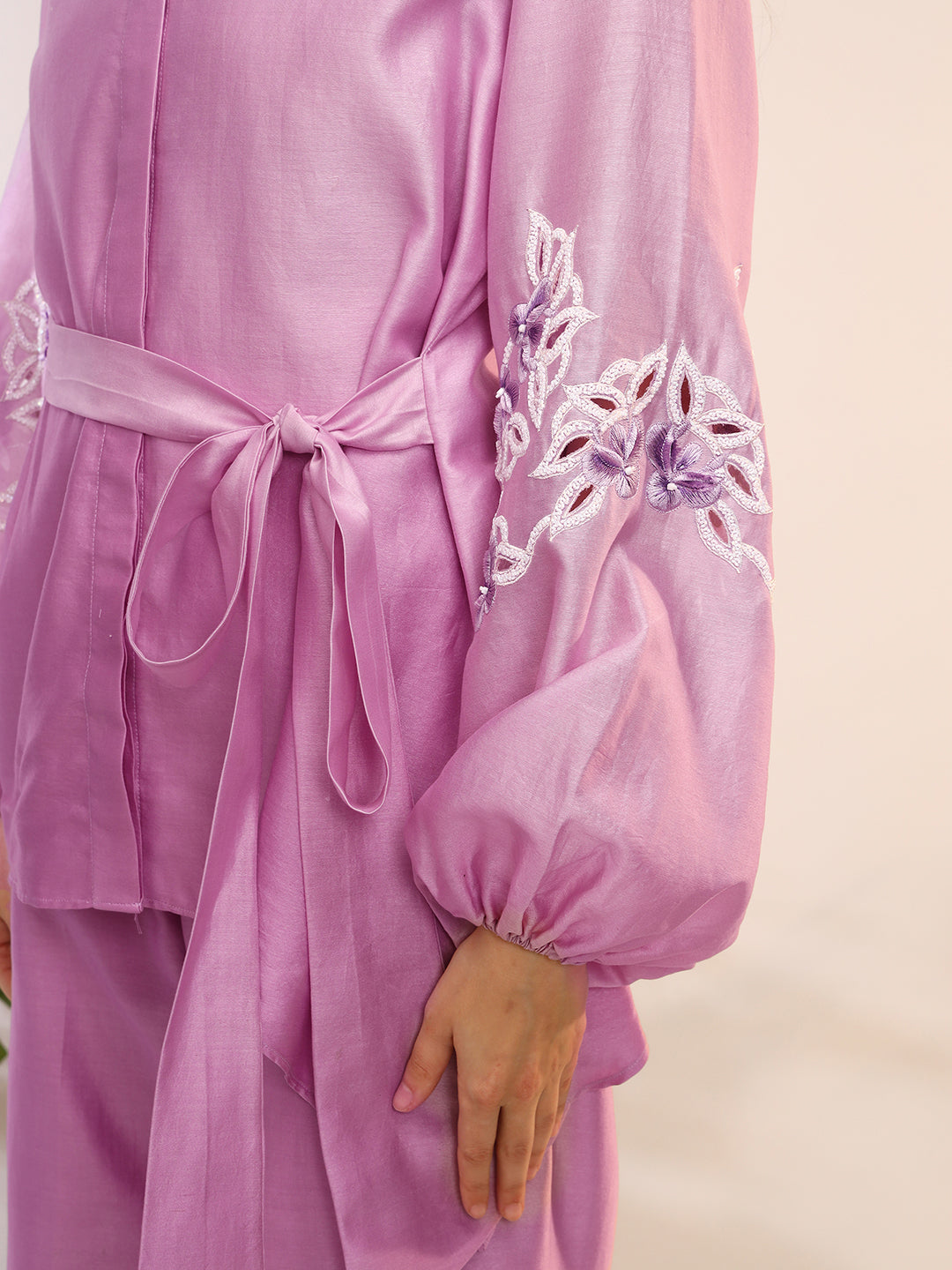 ASSYMETRIC TIE UP COORD SET