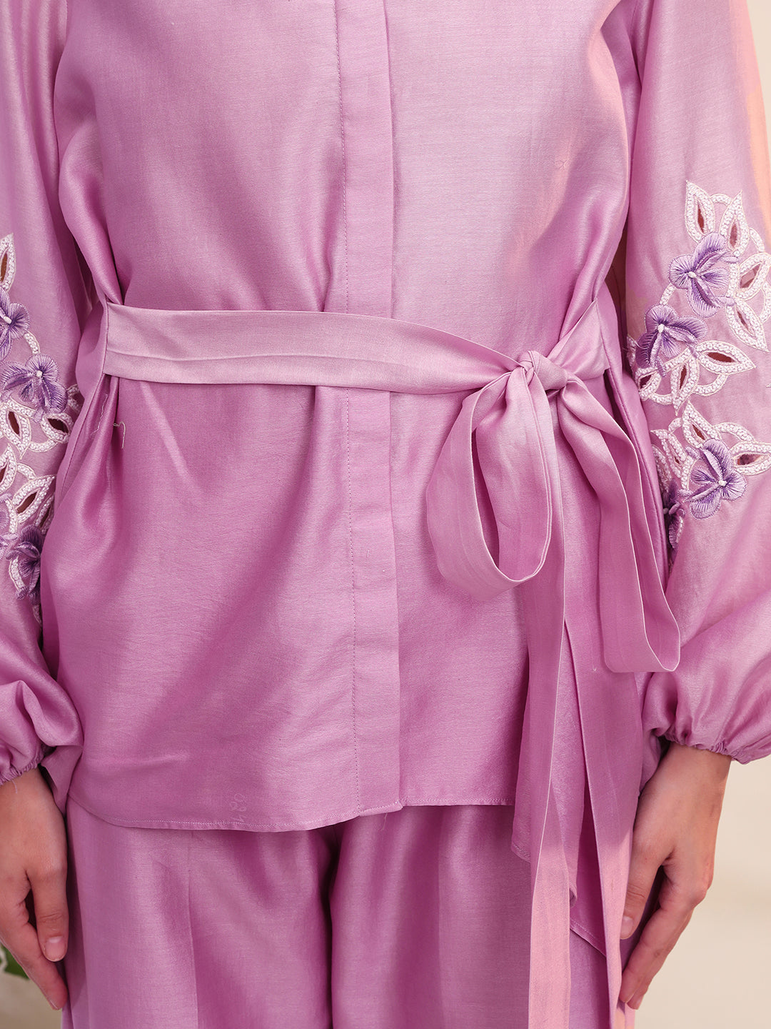 ASSYMETRIC TIE UP COORD SET