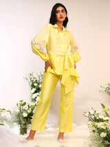ASSYMETRIC TIE UP COORD SET