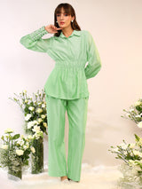ELASTICATED COORD SET