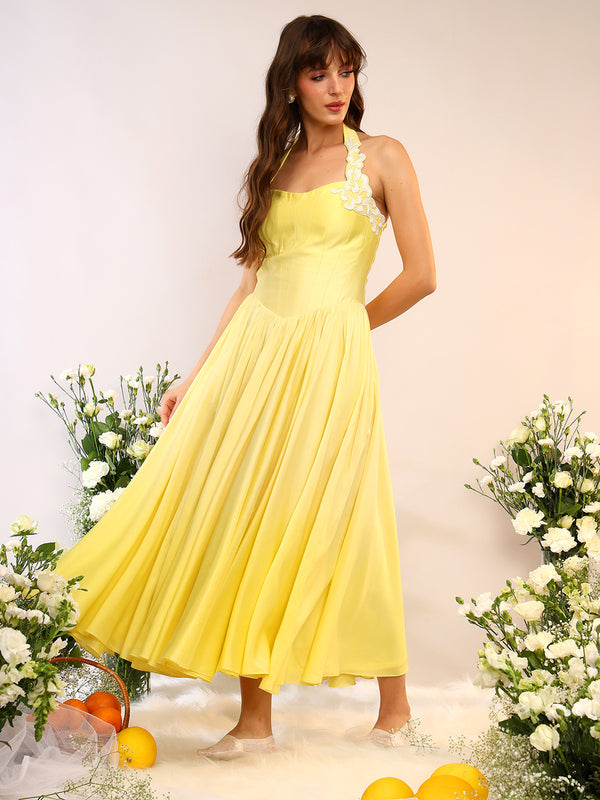 HALTER NECK DRESS
