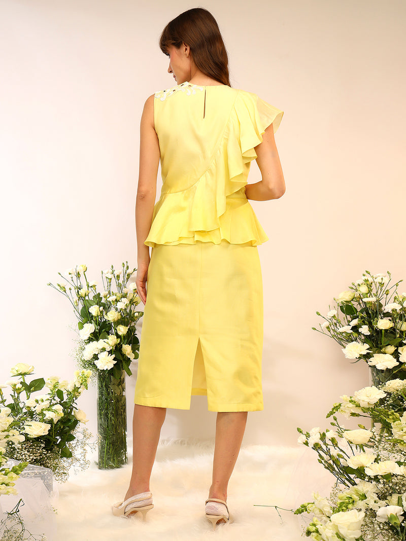 RUFFLE DRESS