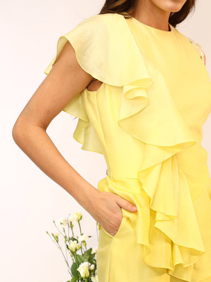 RUFFLE DRESS