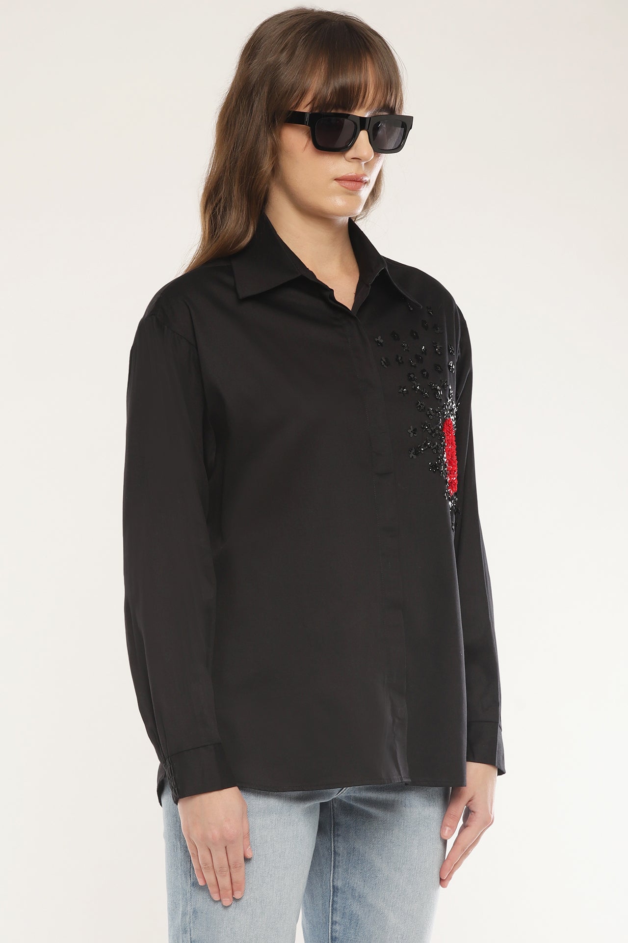 Heart sequened shirt