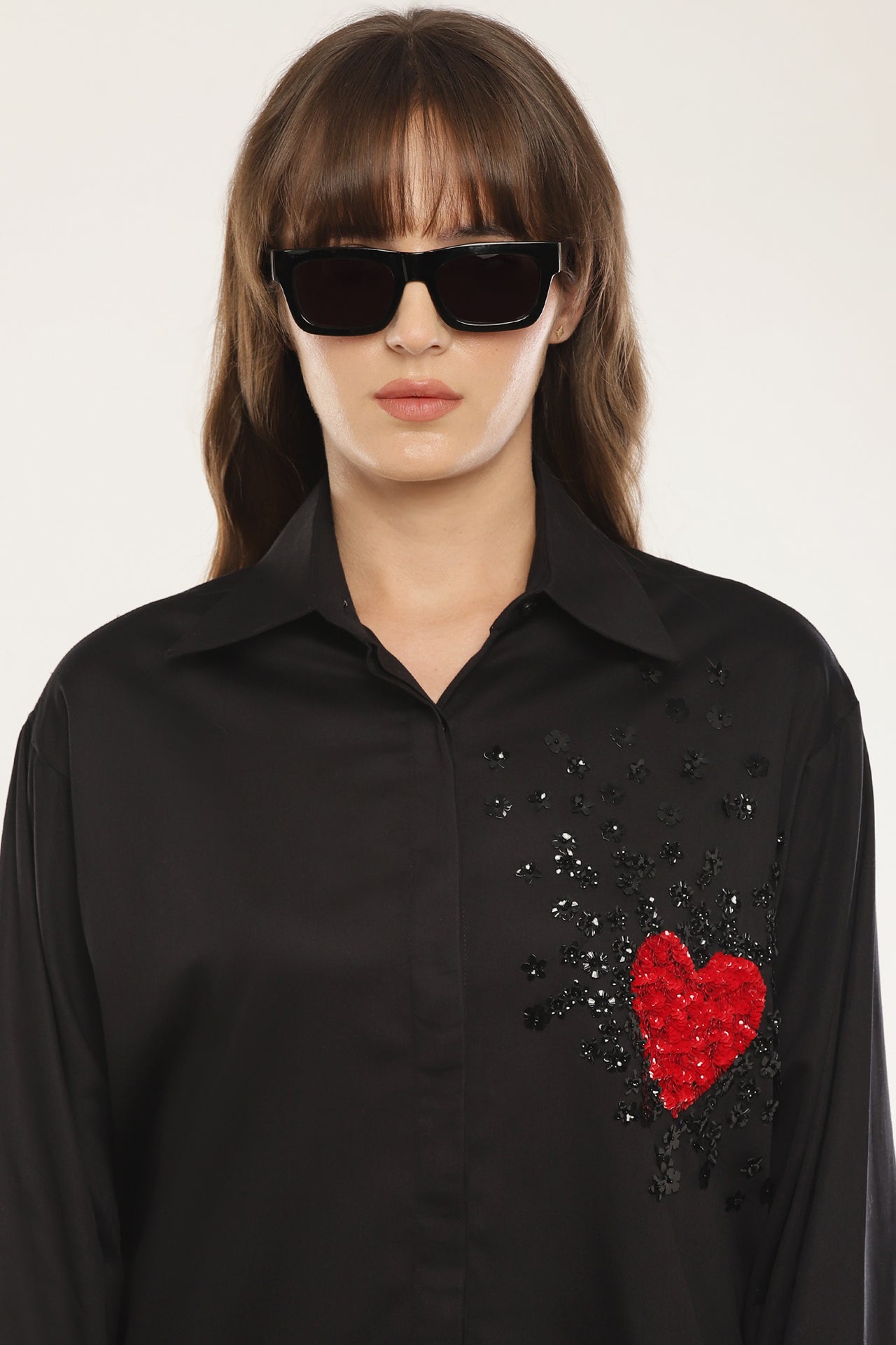 Heart sequened shirt