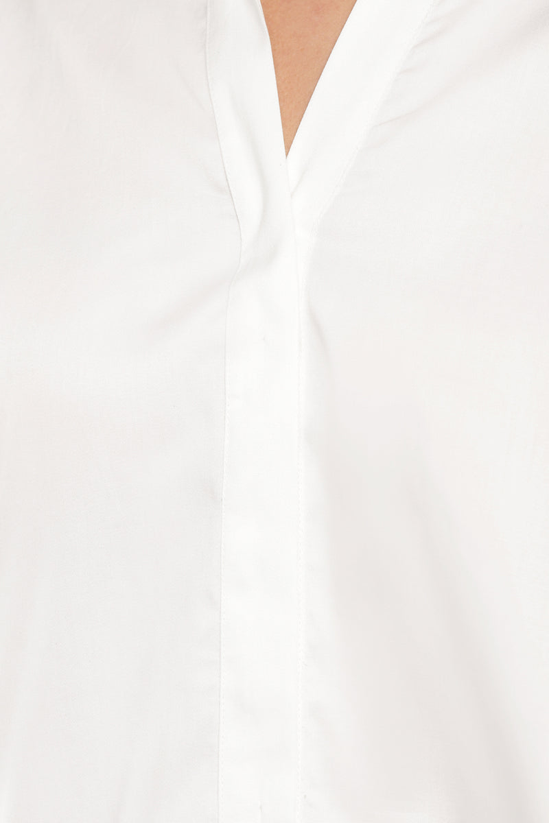 Sleeve embroidered shirt