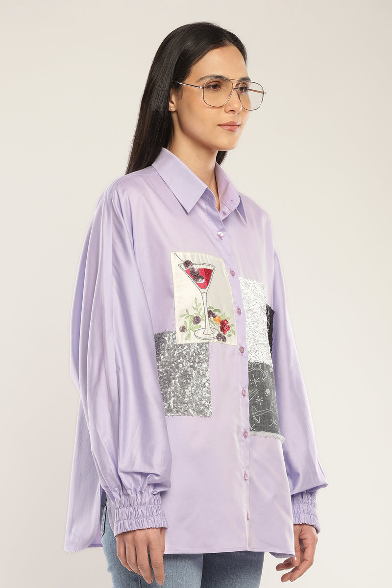 Martini Patchwork Shirt