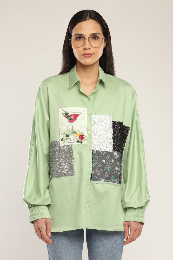 Martini Patchwork Shirt