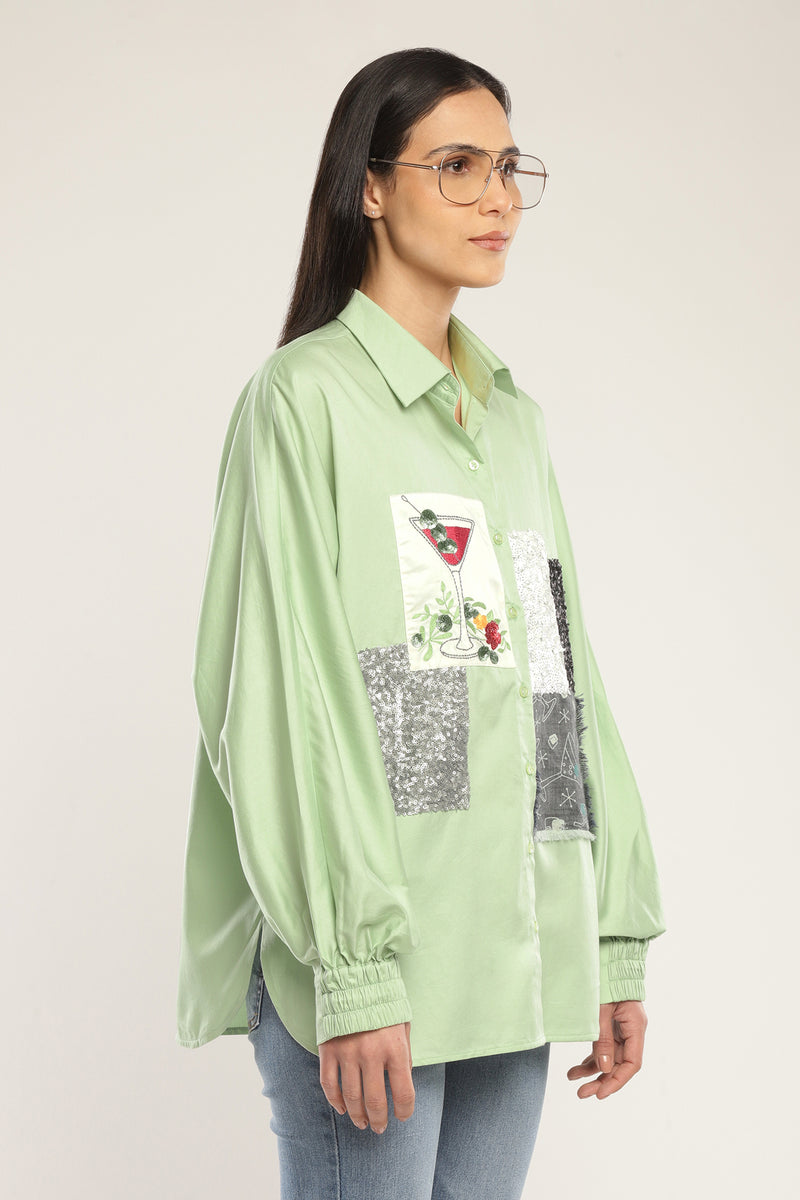 Martini Patchwork Shirt