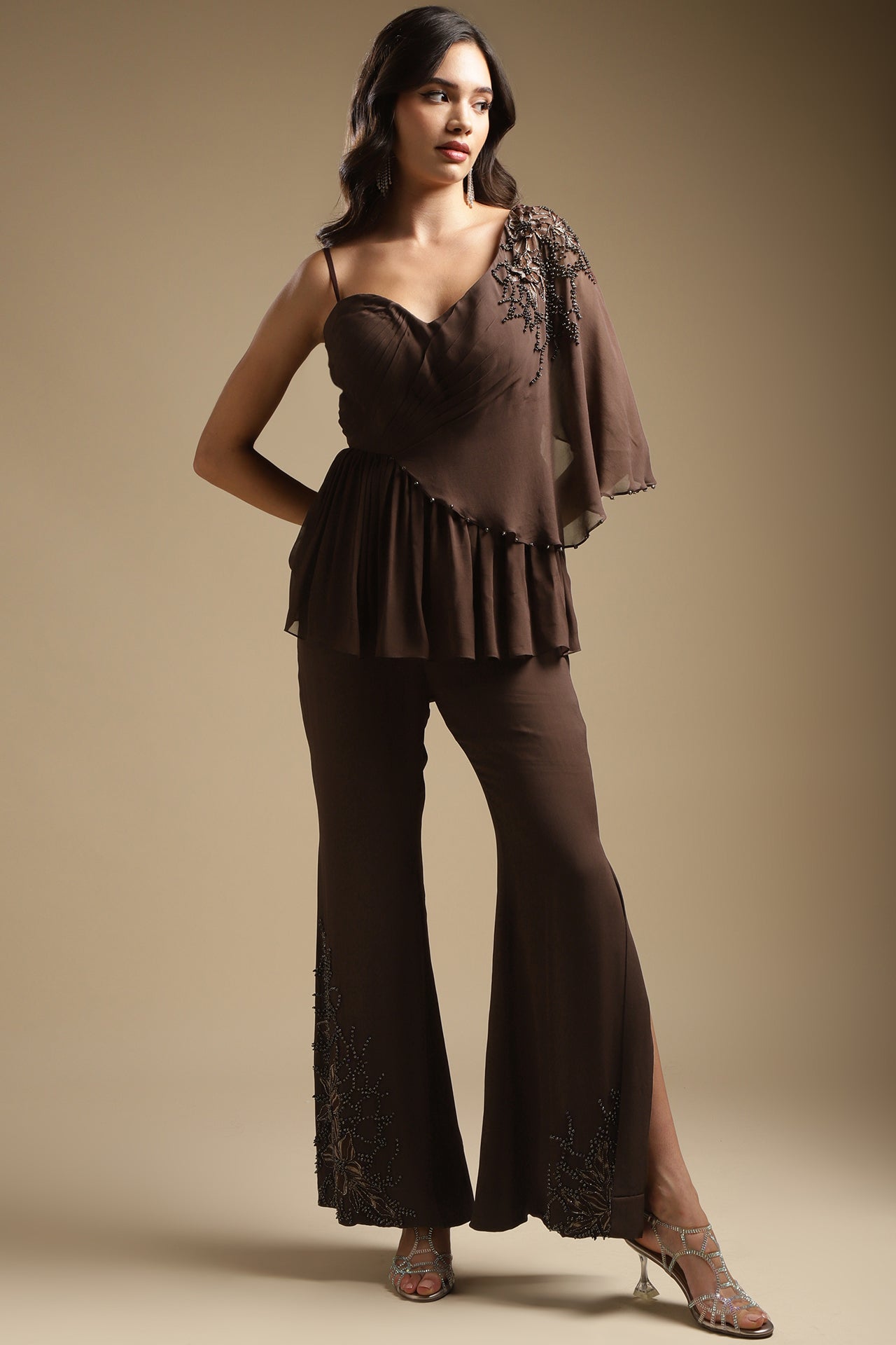 Twisted Peplum Co-ord Set