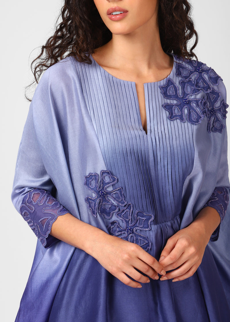 Very peri kaftan set