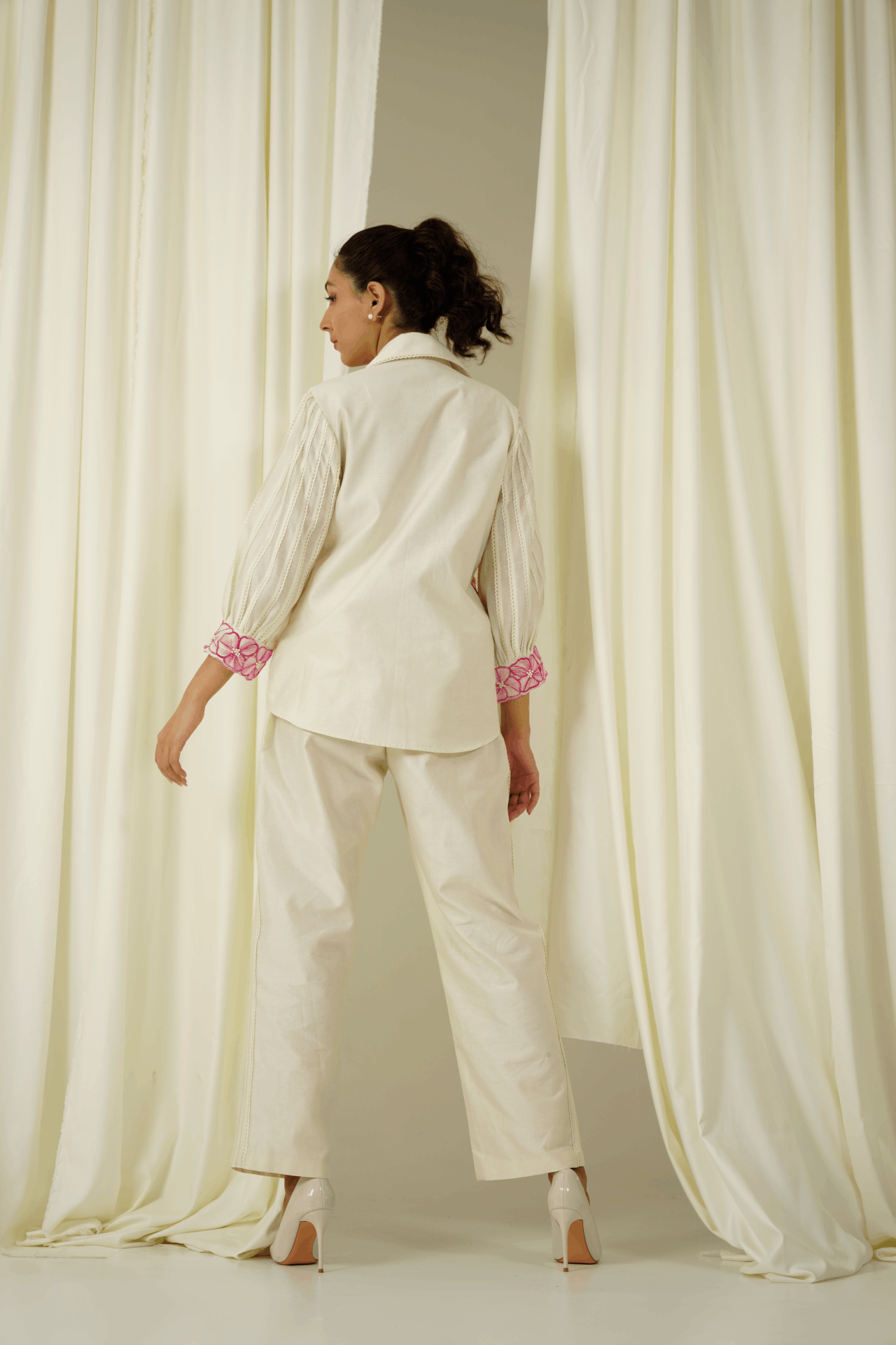 Ivory Shacket Co-ord Set